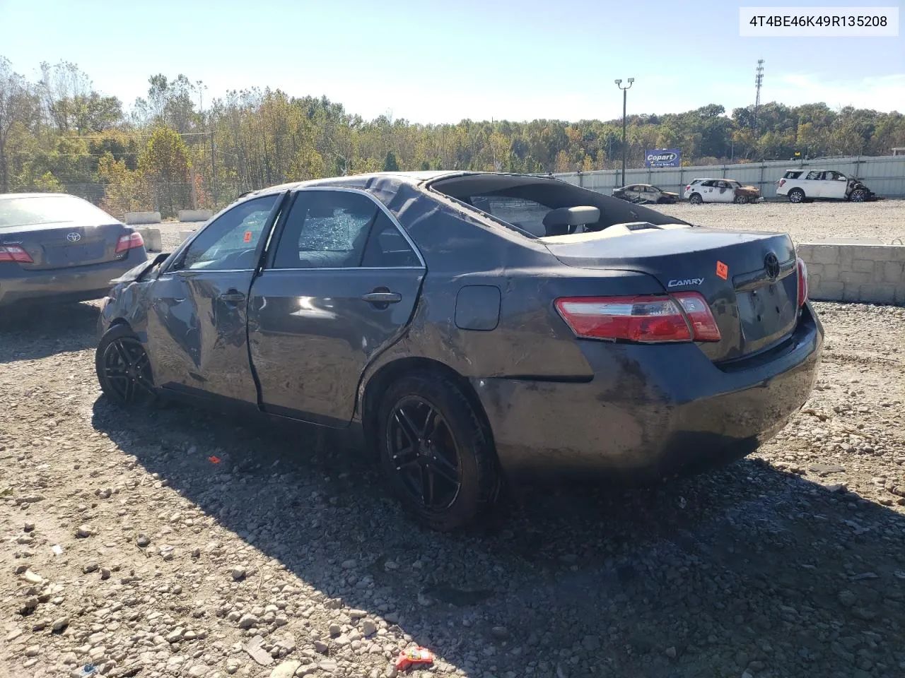 2009 Toyota Camry Base VIN: 4T4BE46K49R135208 Lot: 77000654