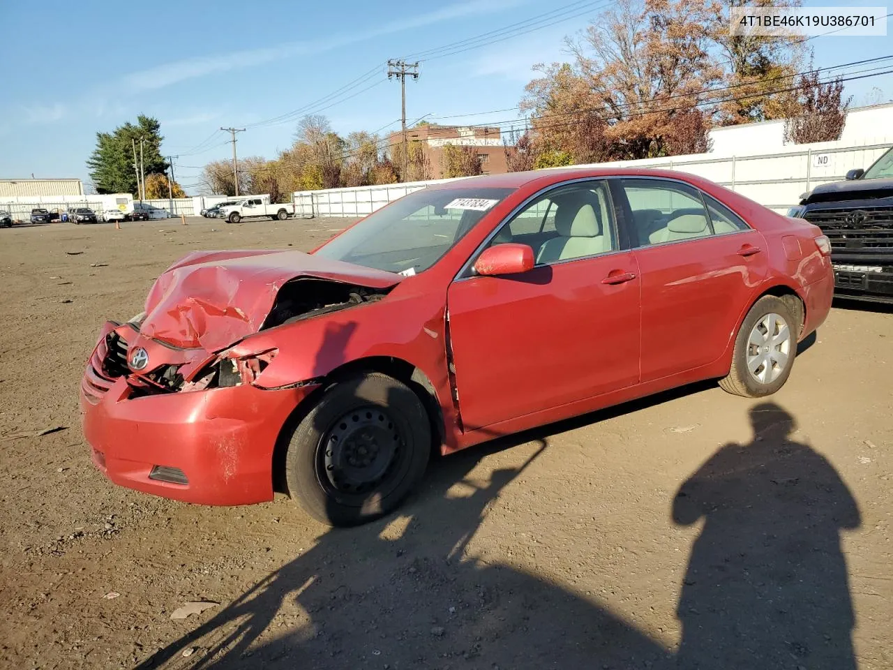 2009 Toyota Camry Base VIN: 4T1BE46K19U386701 Lot: 77437834