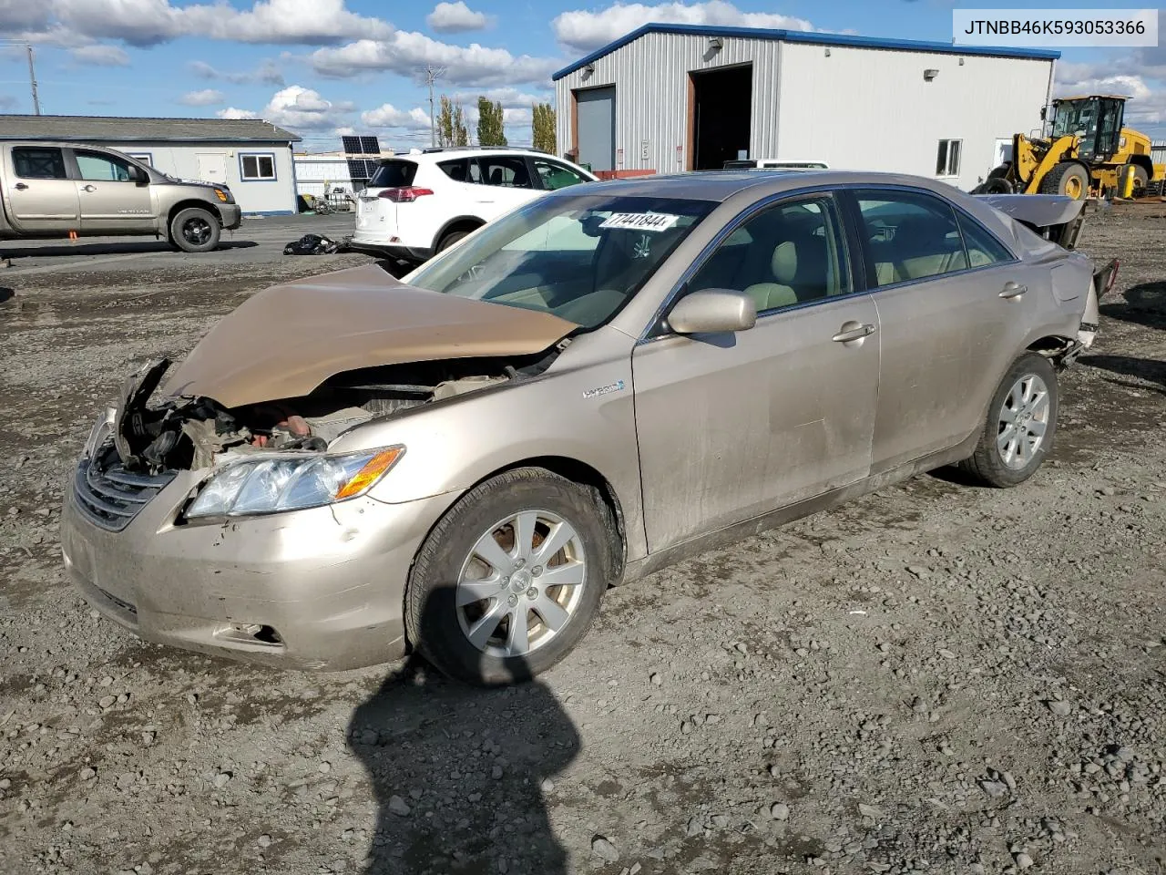 2009 Toyota Camry Hybrid VIN: JTNBB46K593053366 Lot: 77441844