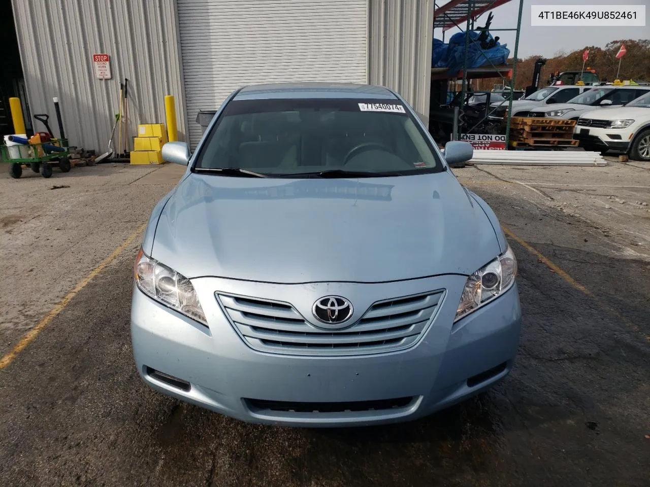 2009 Toyota Camry Base VIN: 4T1BE46K49U852461 Lot: 77540074