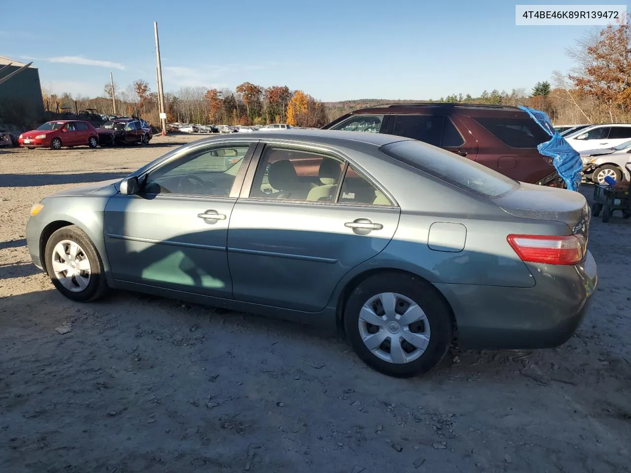 2009 Toyota Camry Base VIN: 4T4BE46K89R139472 Lot: 77584224