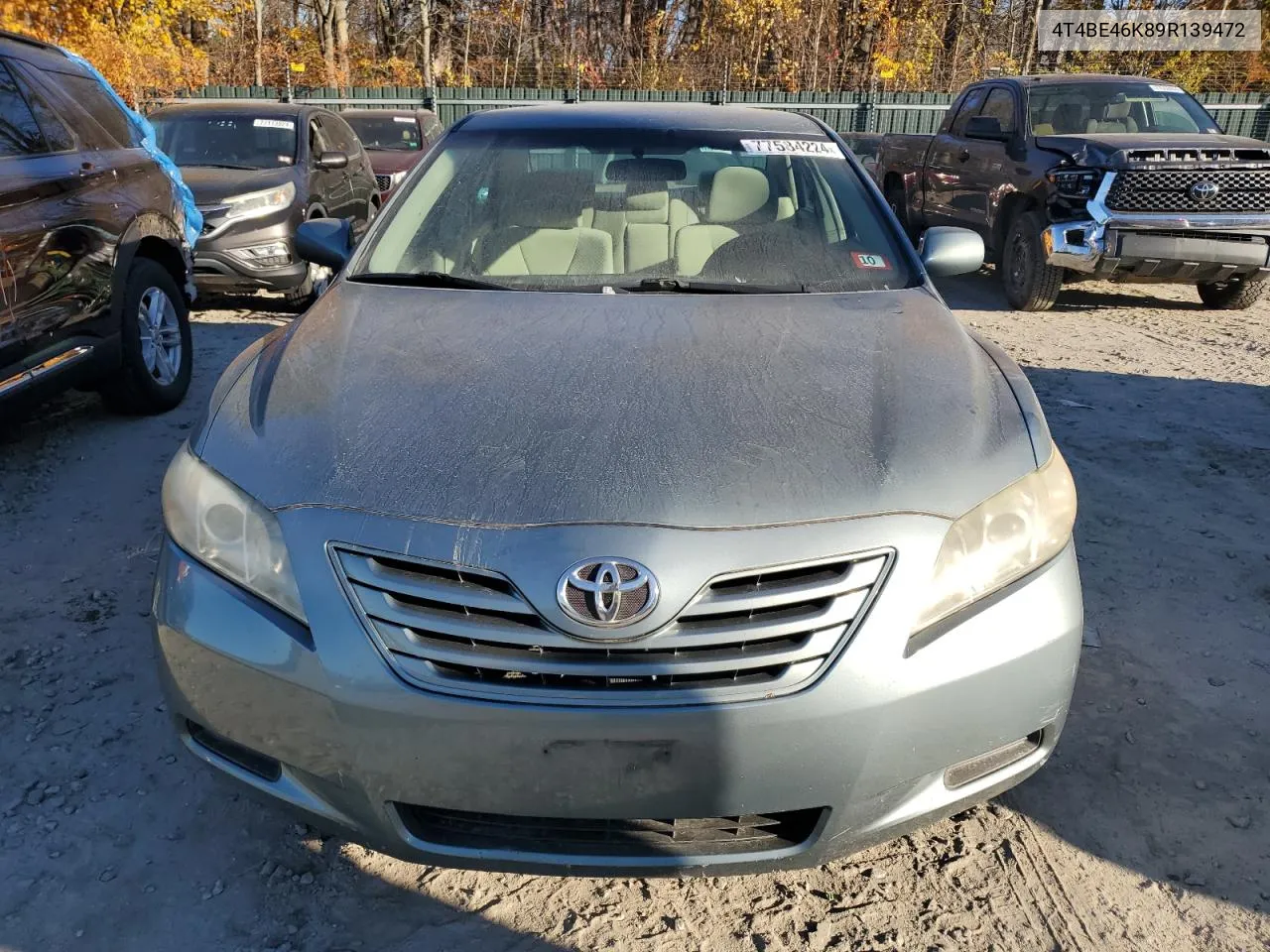 2009 Toyota Camry Base VIN: 4T4BE46K89R139472 Lot: 77584224