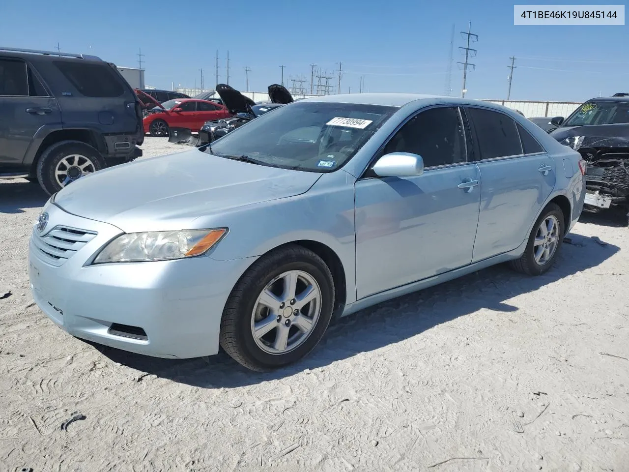 2009 Toyota Camry Base VIN: 4T1BE46K19U845144 Lot: 77730994