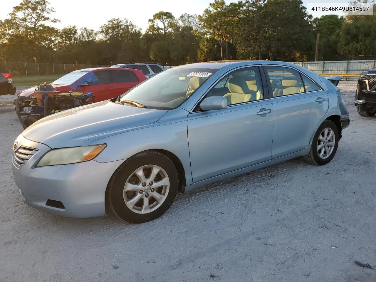 2009 Toyota Camry Base VIN: 4T1BE46K49U814597 Lot: 77827944