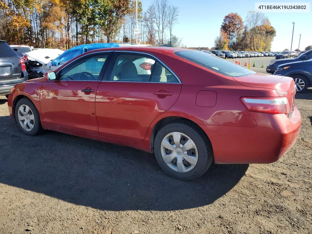 2009 Toyota Camry Base VIN: 4T1BE46K19U343802 Lot: 78050044