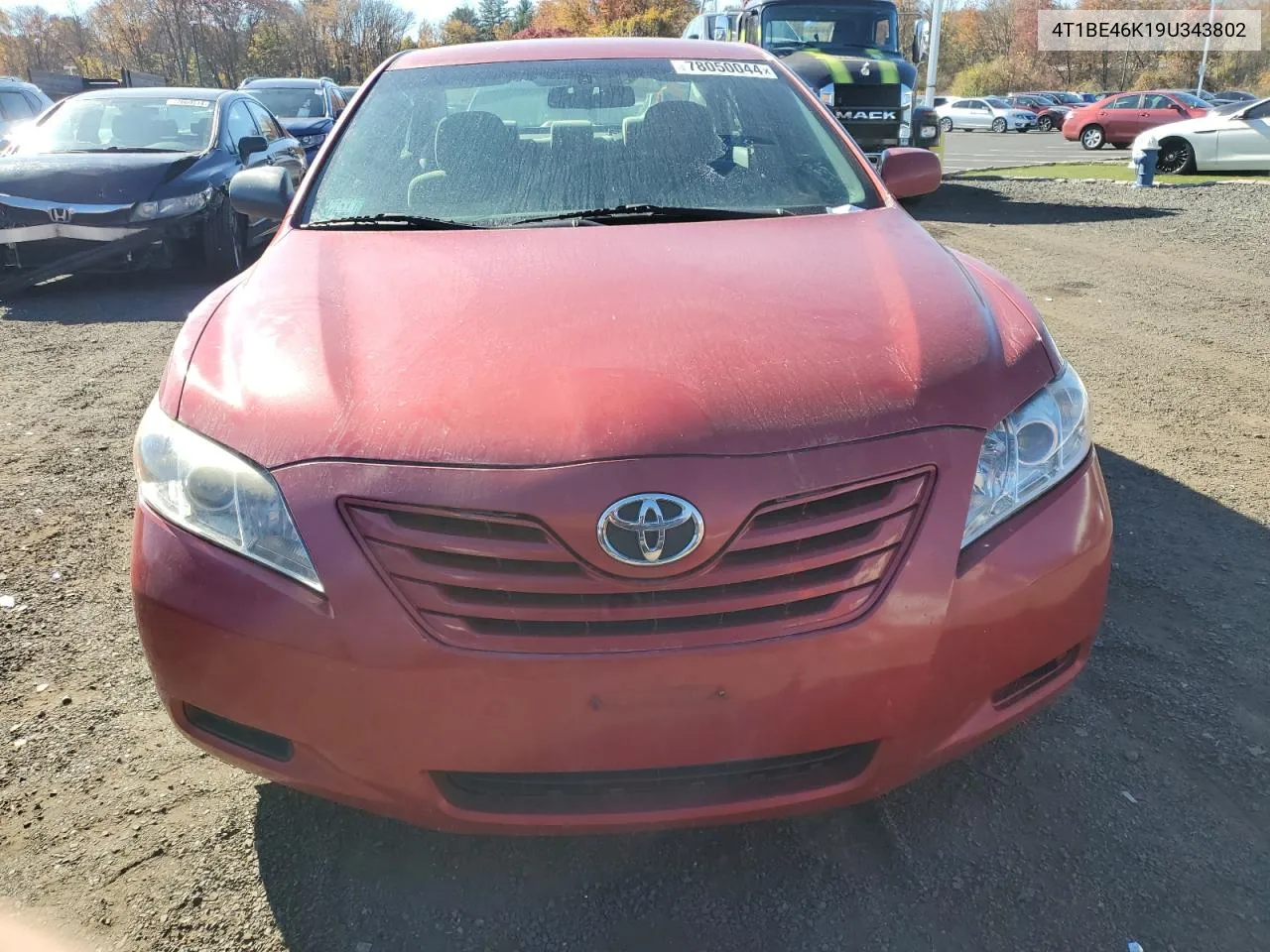 2009 Toyota Camry Base VIN: 4T1BE46K19U343802 Lot: 78050044