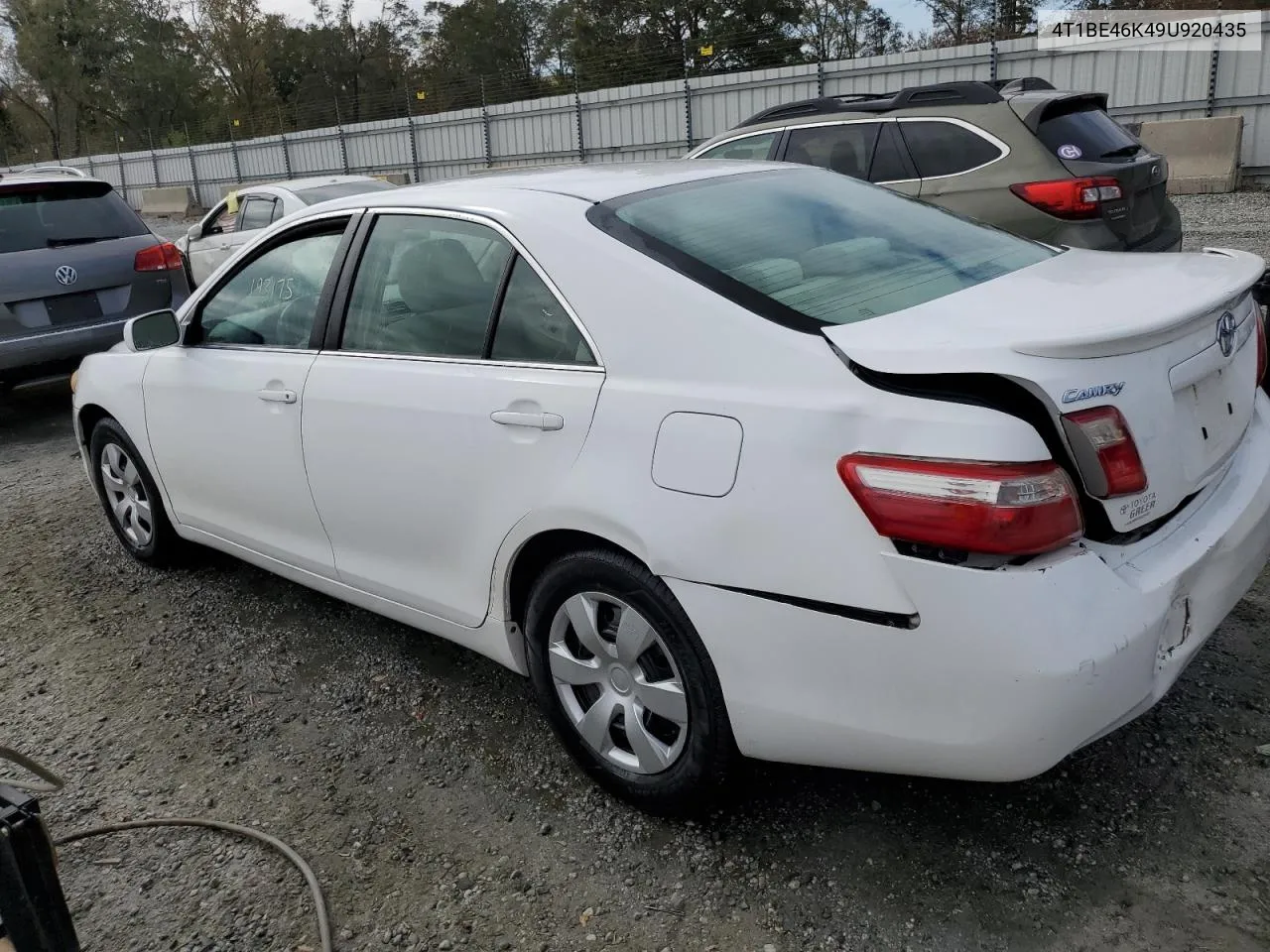 2009 Toyota Camry Base VIN: 4T1BE46K49U920435 Lot: 78053404