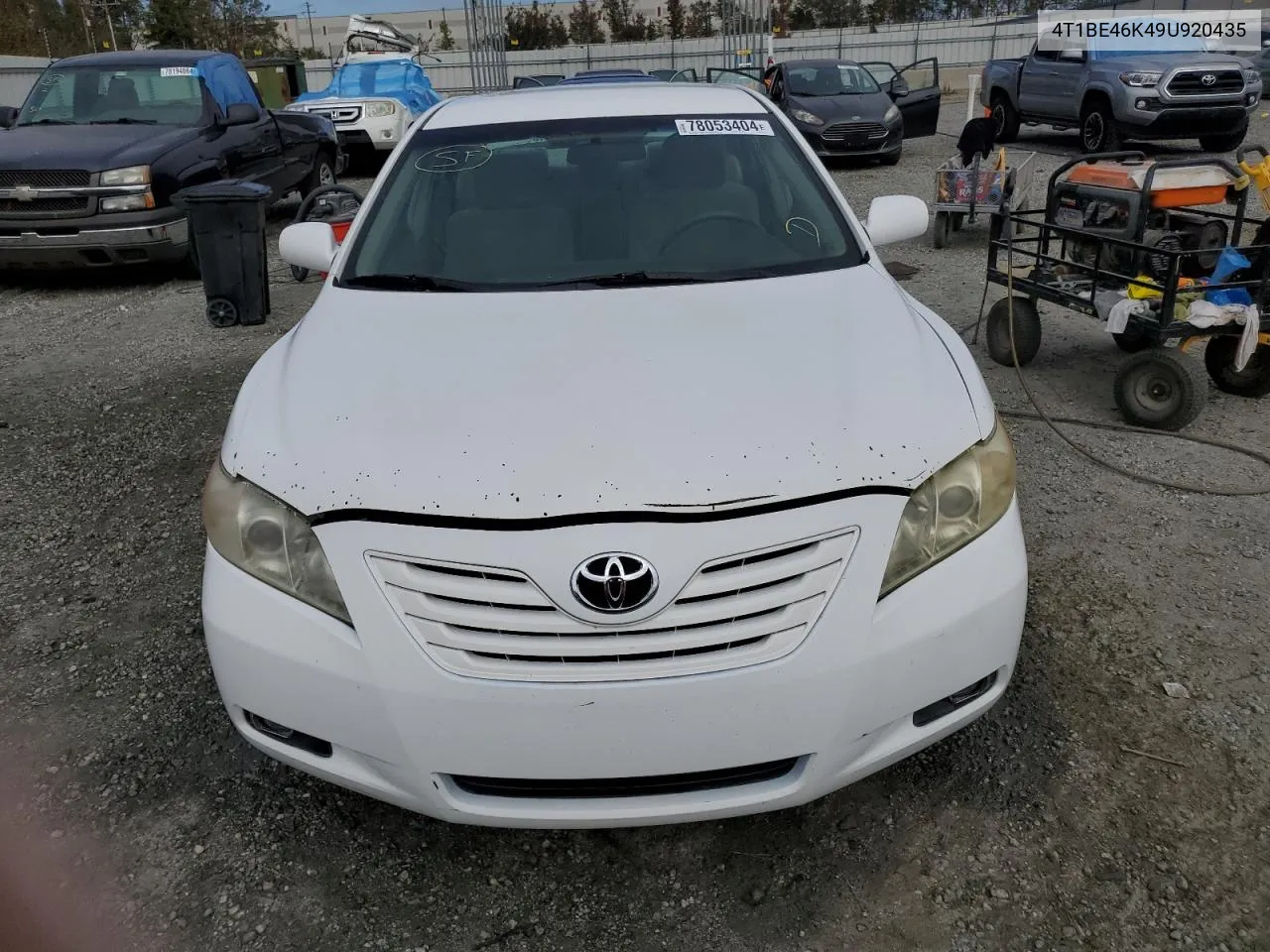 2009 Toyota Camry Base VIN: 4T1BE46K49U920435 Lot: 78053404