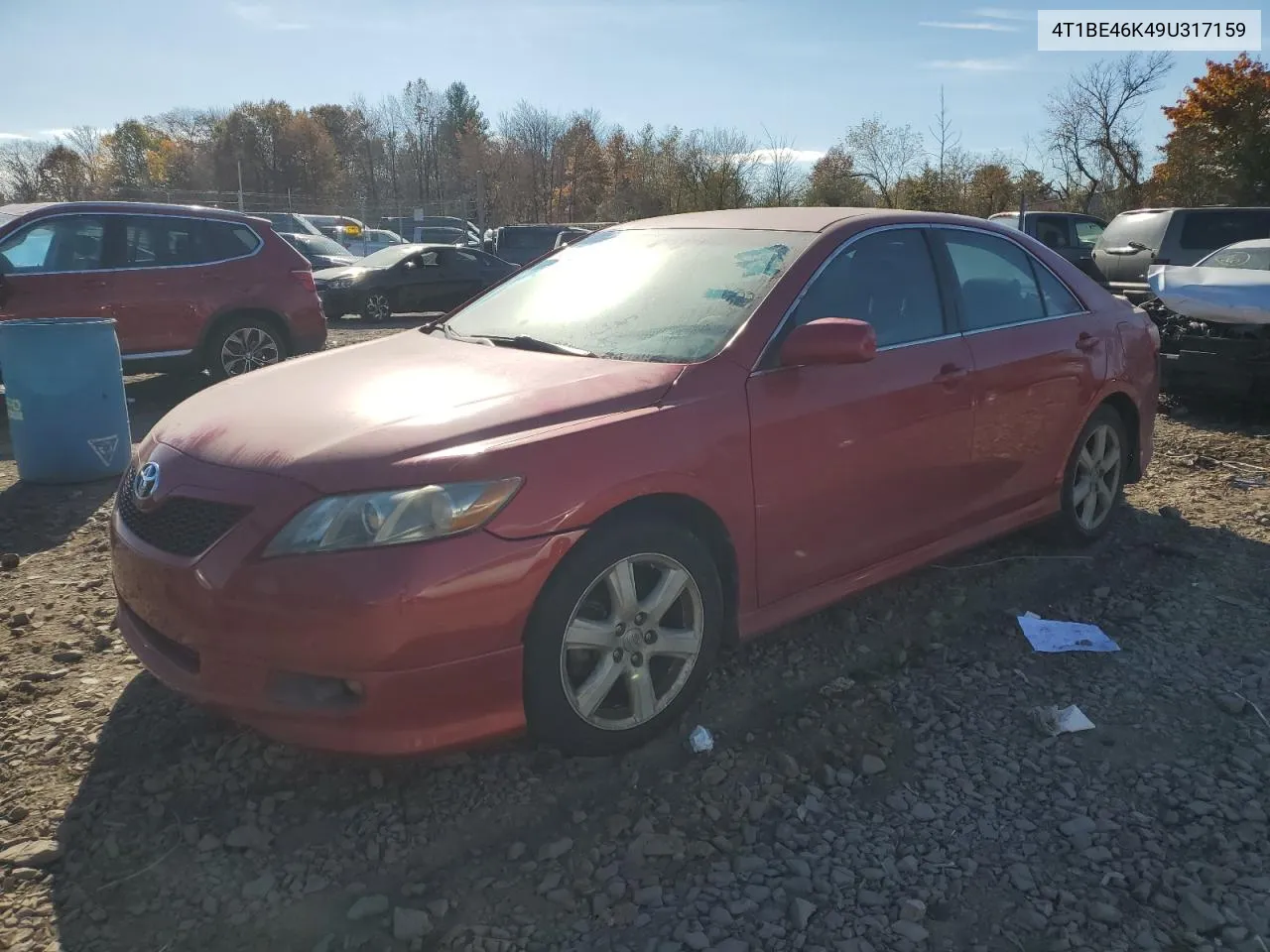 2009 Toyota Camry Base VIN: 4T1BE46K49U317159 Lot: 78122724