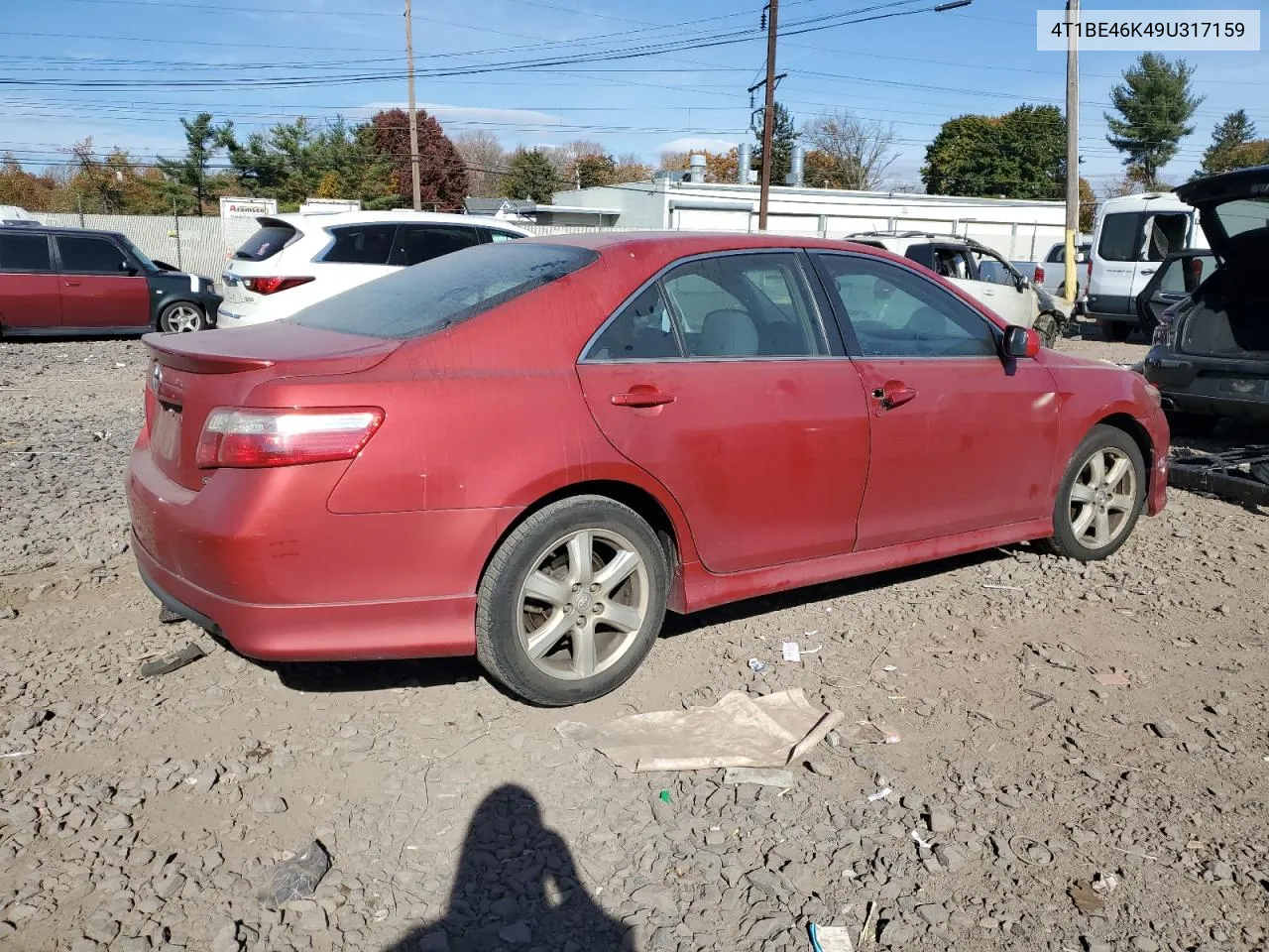 2009 Toyota Camry Base VIN: 4T1BE46K49U317159 Lot: 78122724