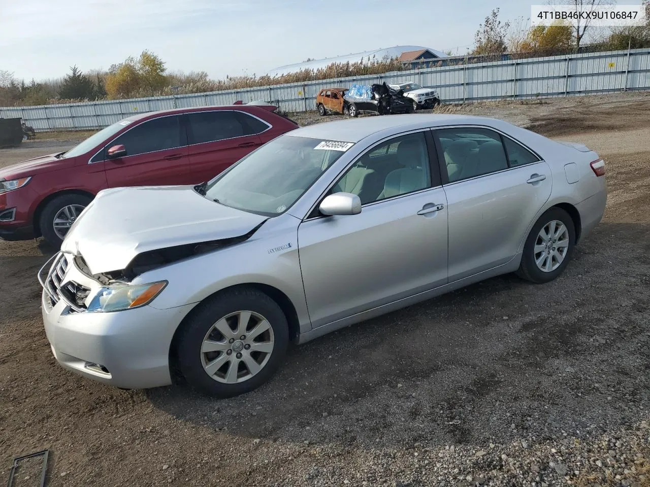 2009 Toyota Camry Hybrid VIN: 4T1BB46KX9U106847 Lot: 78456694