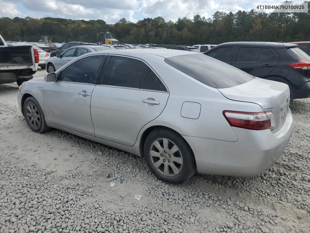 2009 Toyota Camry Hybrid VIN: 4T1BB46K79U100925 Lot: 78507204