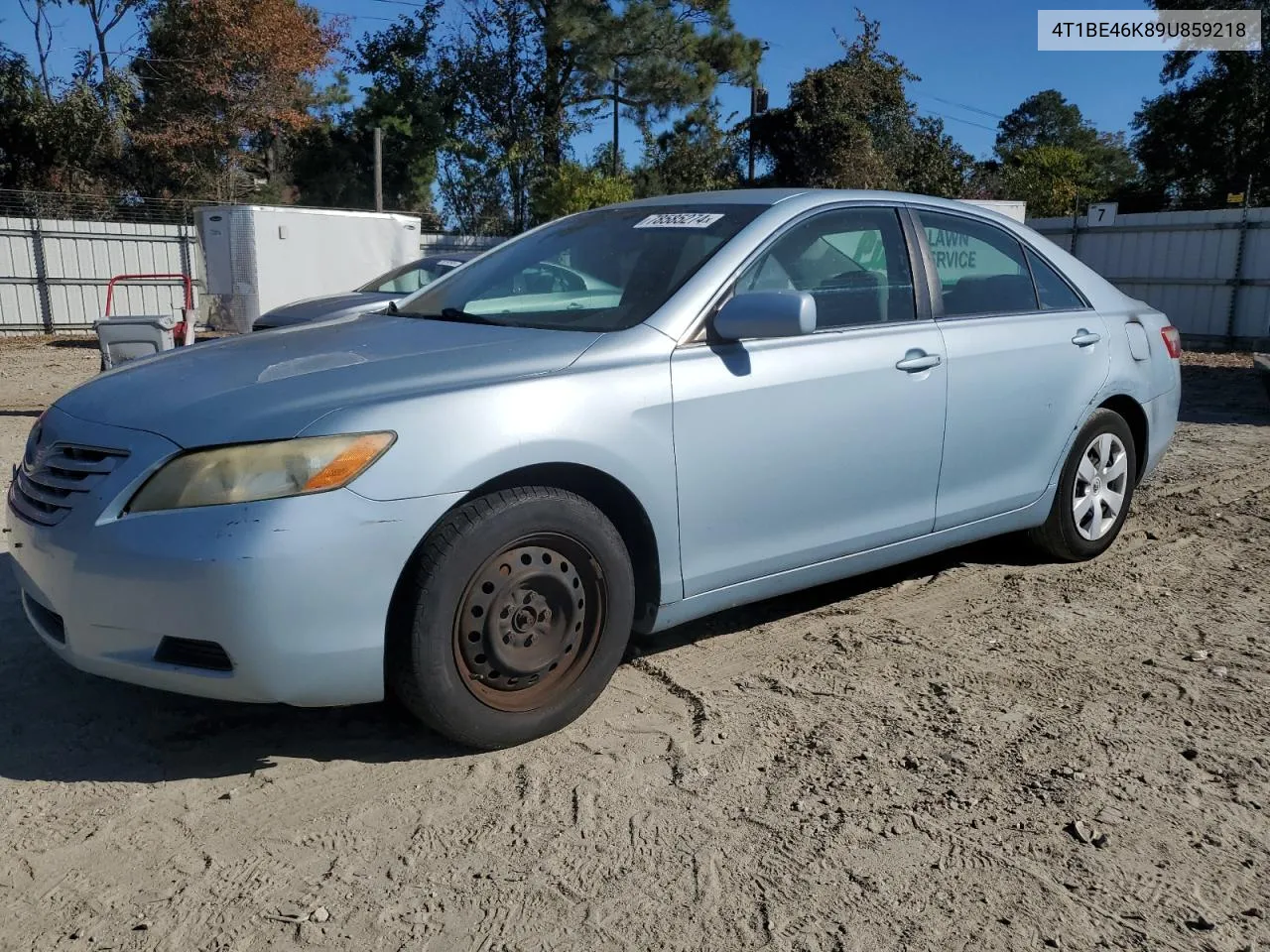 2009 Toyota Camry Base VIN: 4T1BE46K89U859218 Lot: 78585274