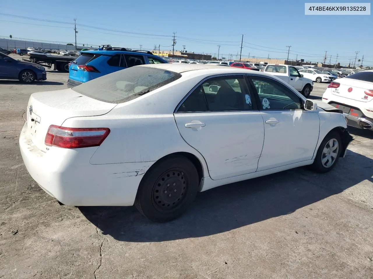 2009 Toyota Camry Base VIN: 4T4BE46KX9R135228 Lot: 78877854