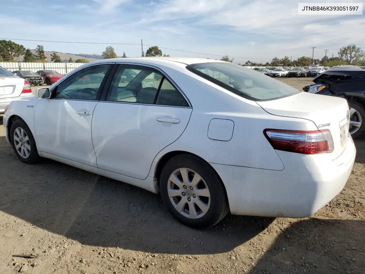 2009 Toyota Camry Hybrid VIN: JTNBB46K393051597 Lot: 79555354