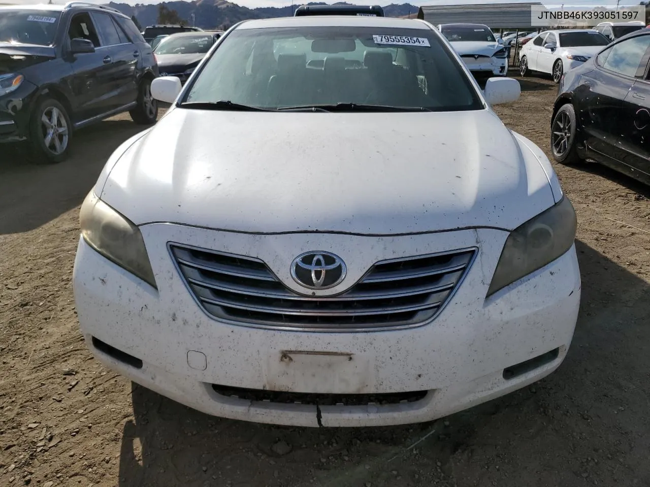 2009 Toyota Camry Hybrid VIN: JTNBB46K393051597 Lot: 79555354