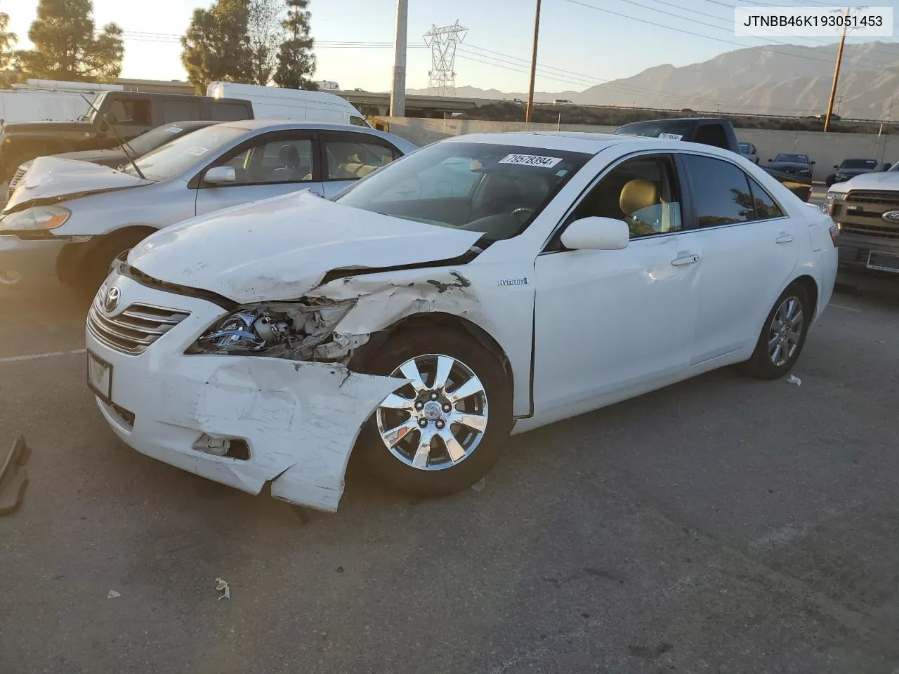 2009 Toyota Camry Hybrid VIN: JTNBB46K193051453 Lot: 79578394