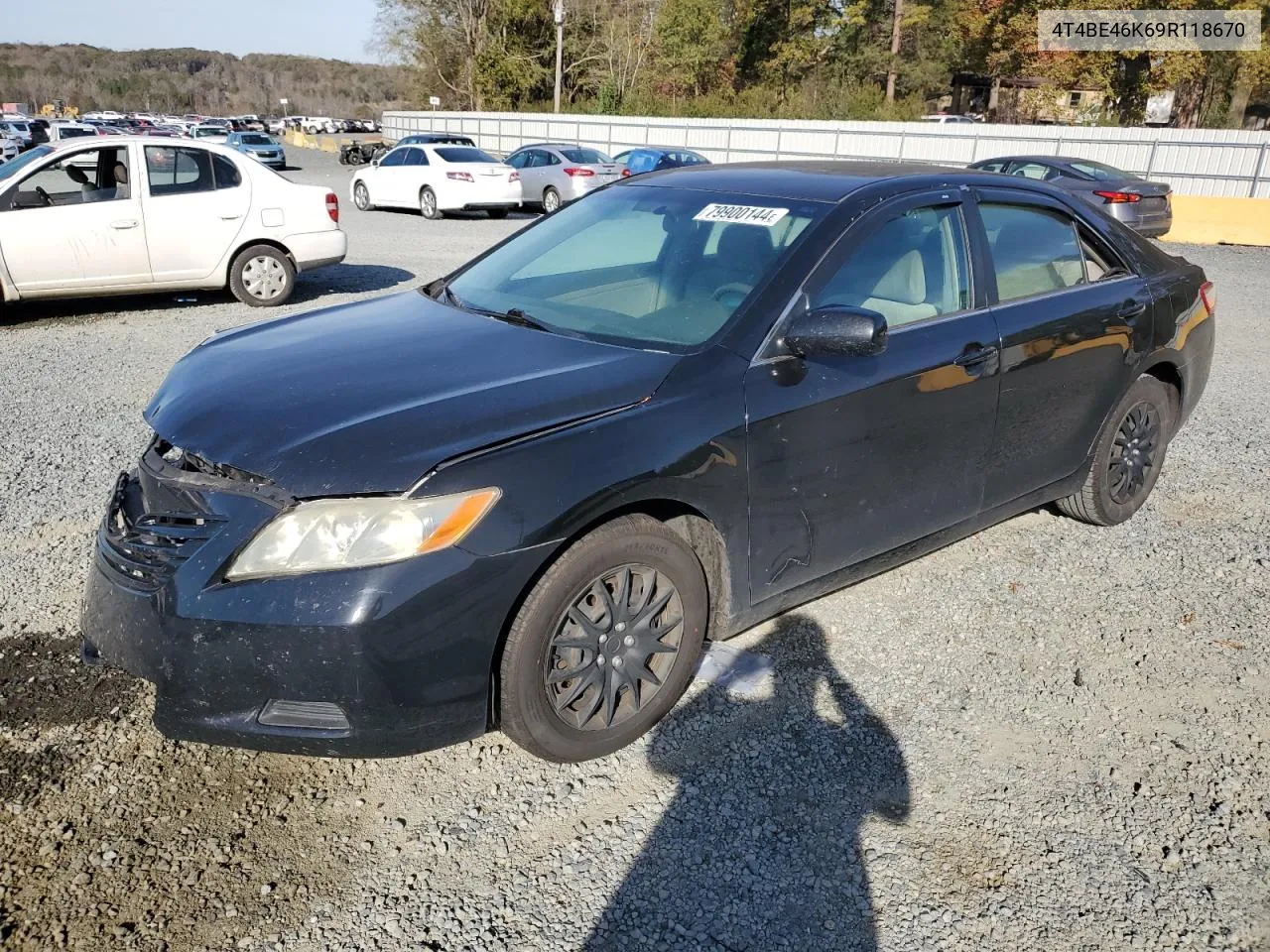 2009 Toyota Camry Base VIN: 4T4BE46K69R118670 Lot: 79900144