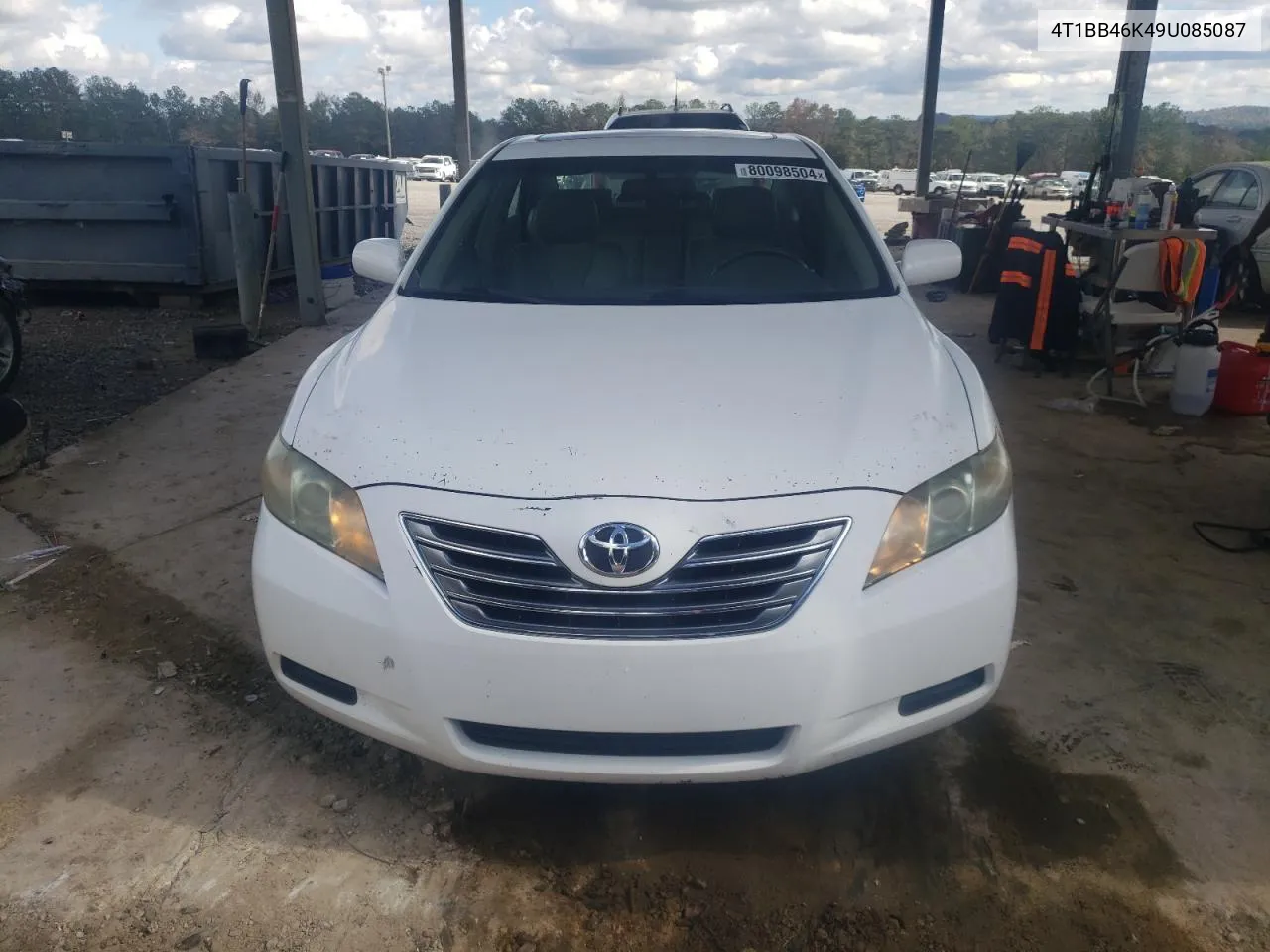 2009 Toyota Camry Hybrid VIN: 4T1BB46K49U085087 Lot: 80098504