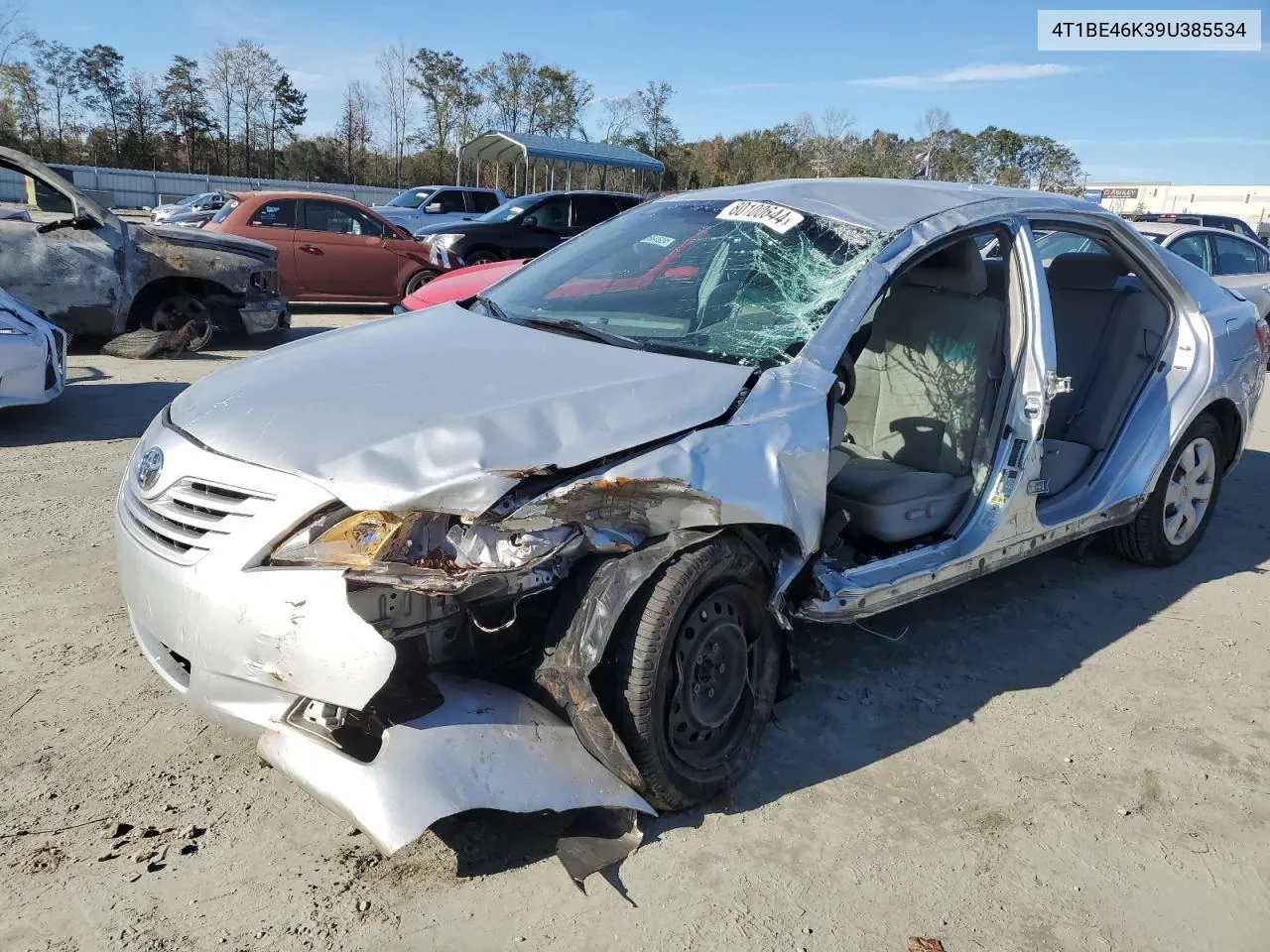 2009 Toyota Camry Base VIN: 4T1BE46K39U385534 Lot: 80100644