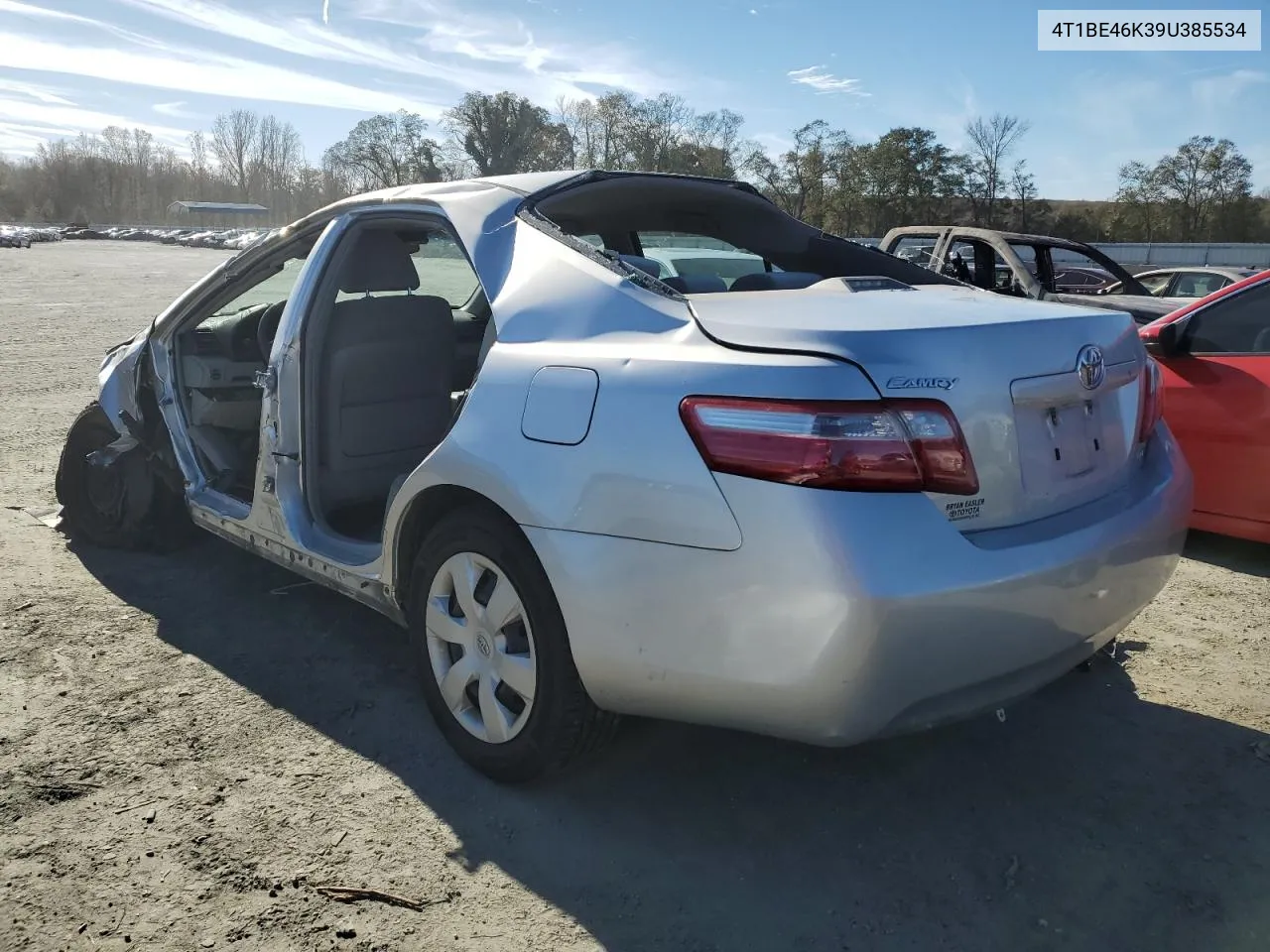 2009 Toyota Camry Base VIN: 4T1BE46K39U385534 Lot: 80100644