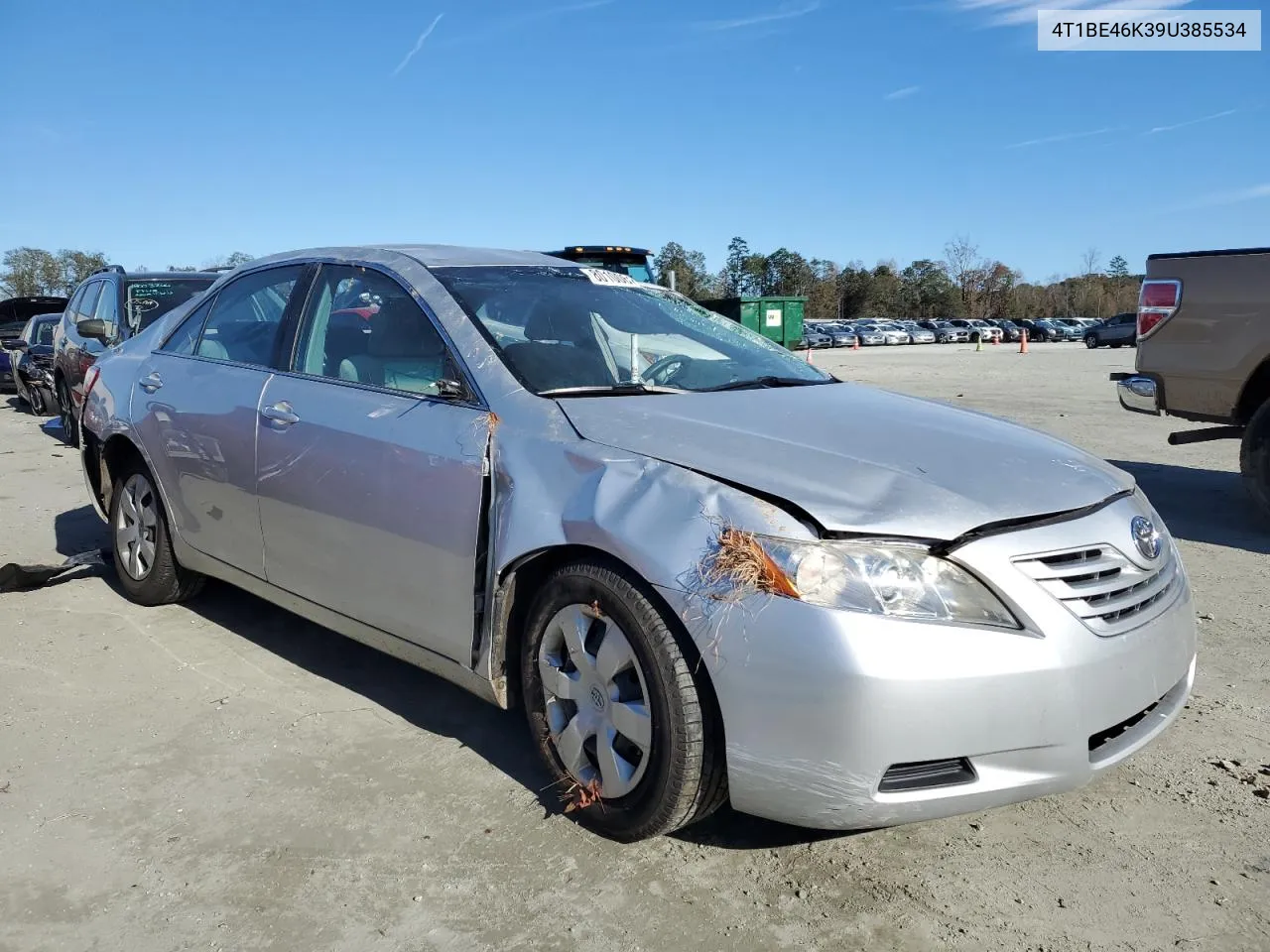 2009 Toyota Camry Base VIN: 4T1BE46K39U385534 Lot: 80100644