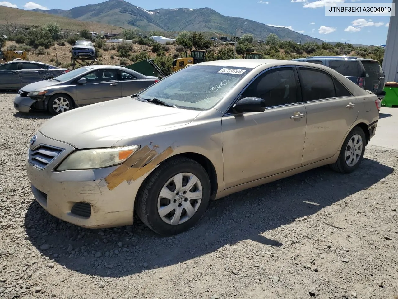 2010 Toyota Camry Base VIN: JTNBF3EK1A3004010 Lot: 57173784