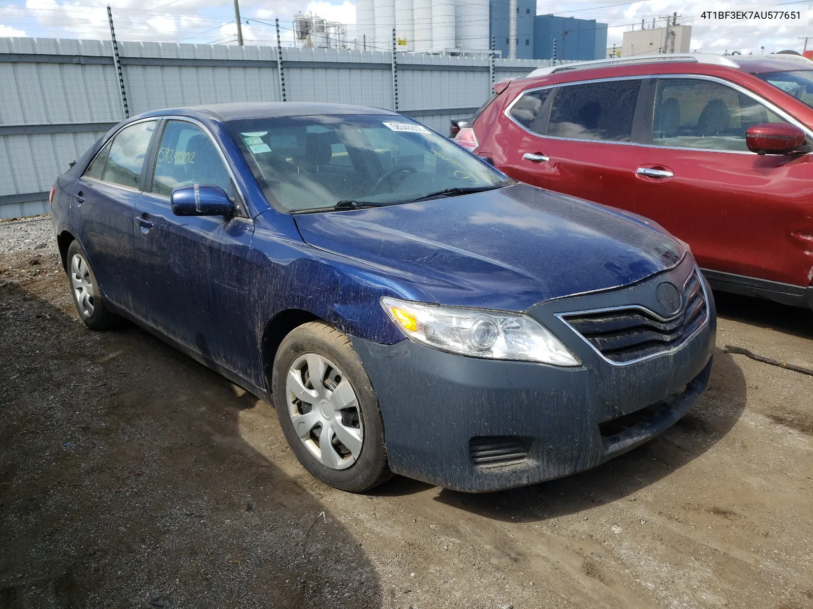 2010 Toyota Camry Base VIN: 4T1BF3EK7AU577651 Lot: 58348802