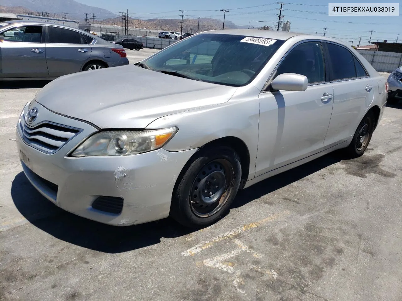 2010 Toyota Camry Base VIN: 4T1BF3EKXAU038019 Lot: 59409253