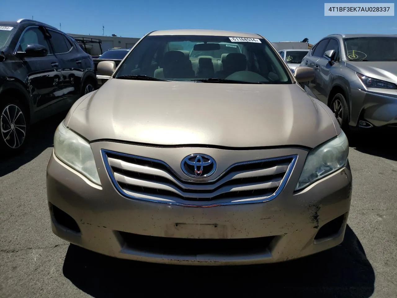 2010 Toyota Camry Base VIN: 4T1BF3EK7AU028337 Lot: 61168534