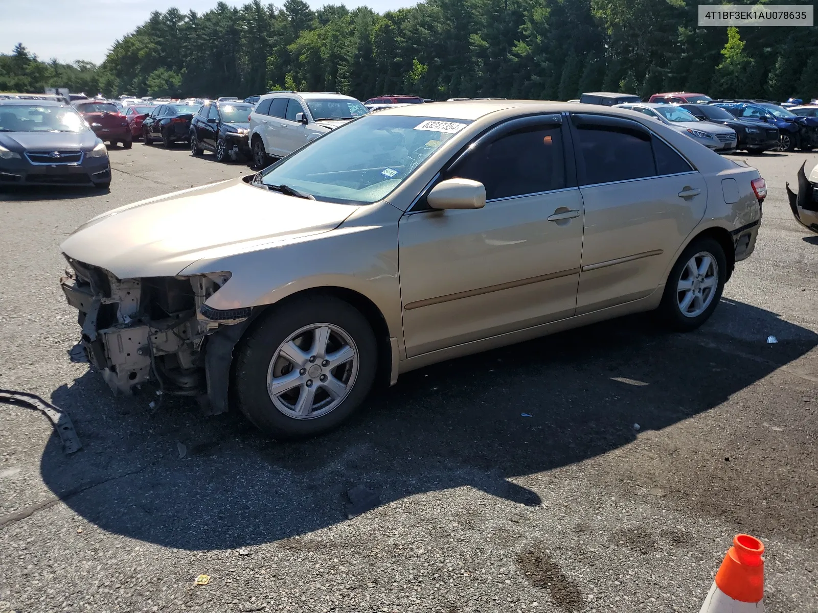 2010 Toyota Camry Base VIN: 4T1BF3EK1AU078635 Lot: 63247354