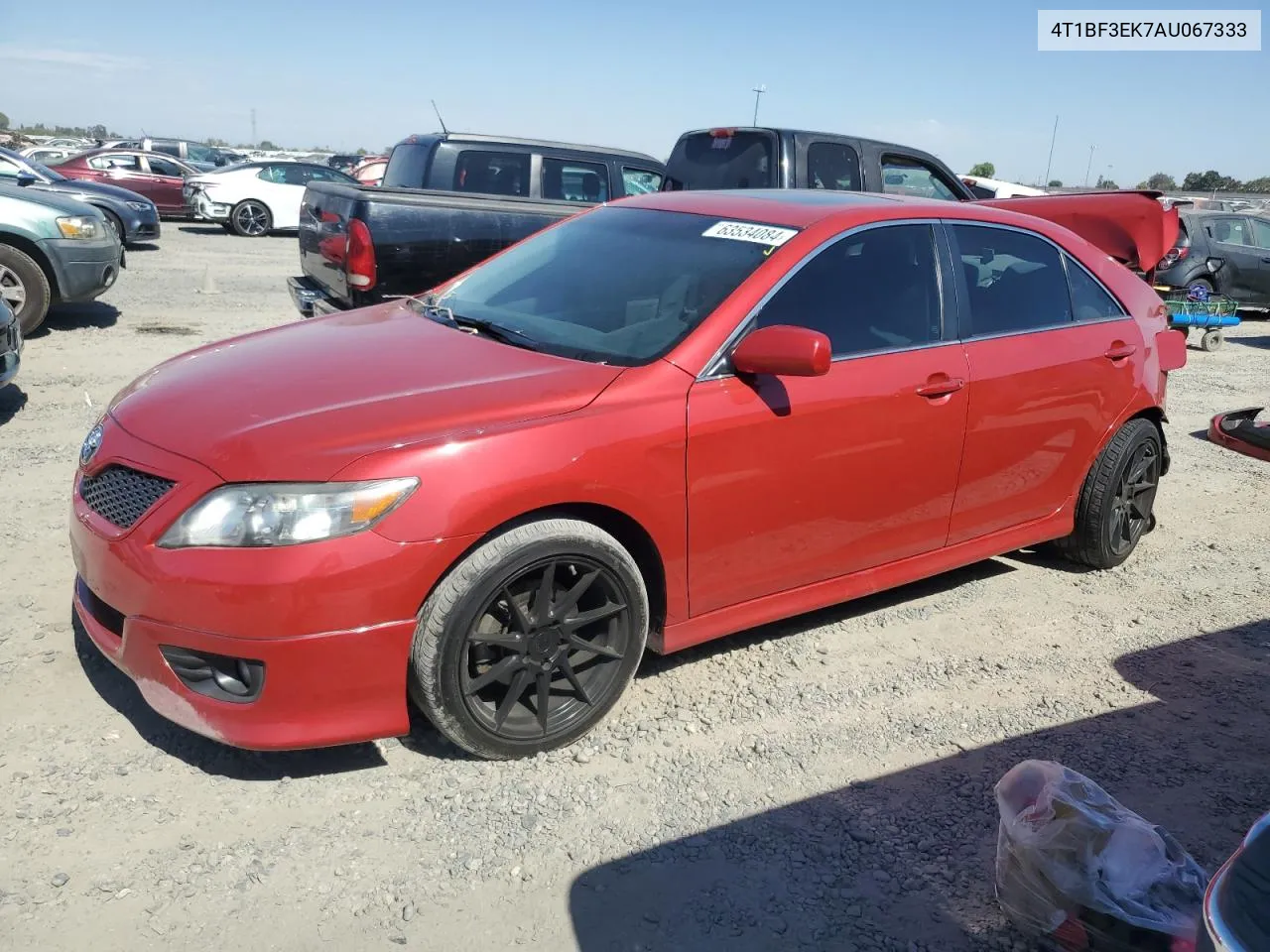 2010 Toyota Camry Base VIN: 4T1BF3EK7AU067333 Lot: 63534084