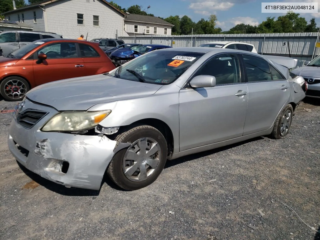 2010 Toyota Camry Base VIN: 4T1BF3EK2AU048124 Lot: 63782244