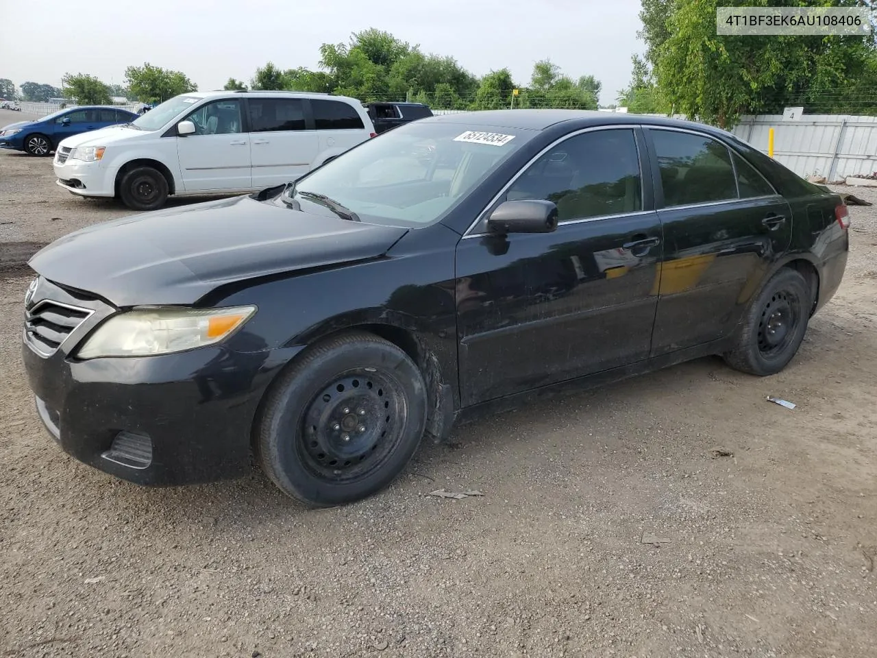 2010 Toyota Camry Base VIN: 4T1BF3EK6AU108406 Lot: 65124534