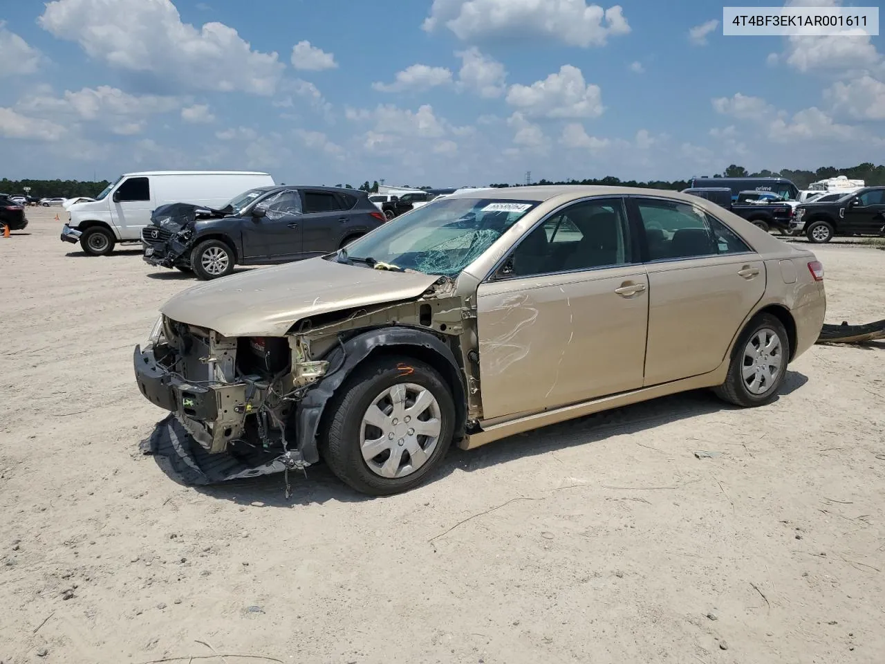 2010 Toyota Camry Base VIN: 4T4BF3EK1AR001611 Lot: 66586064