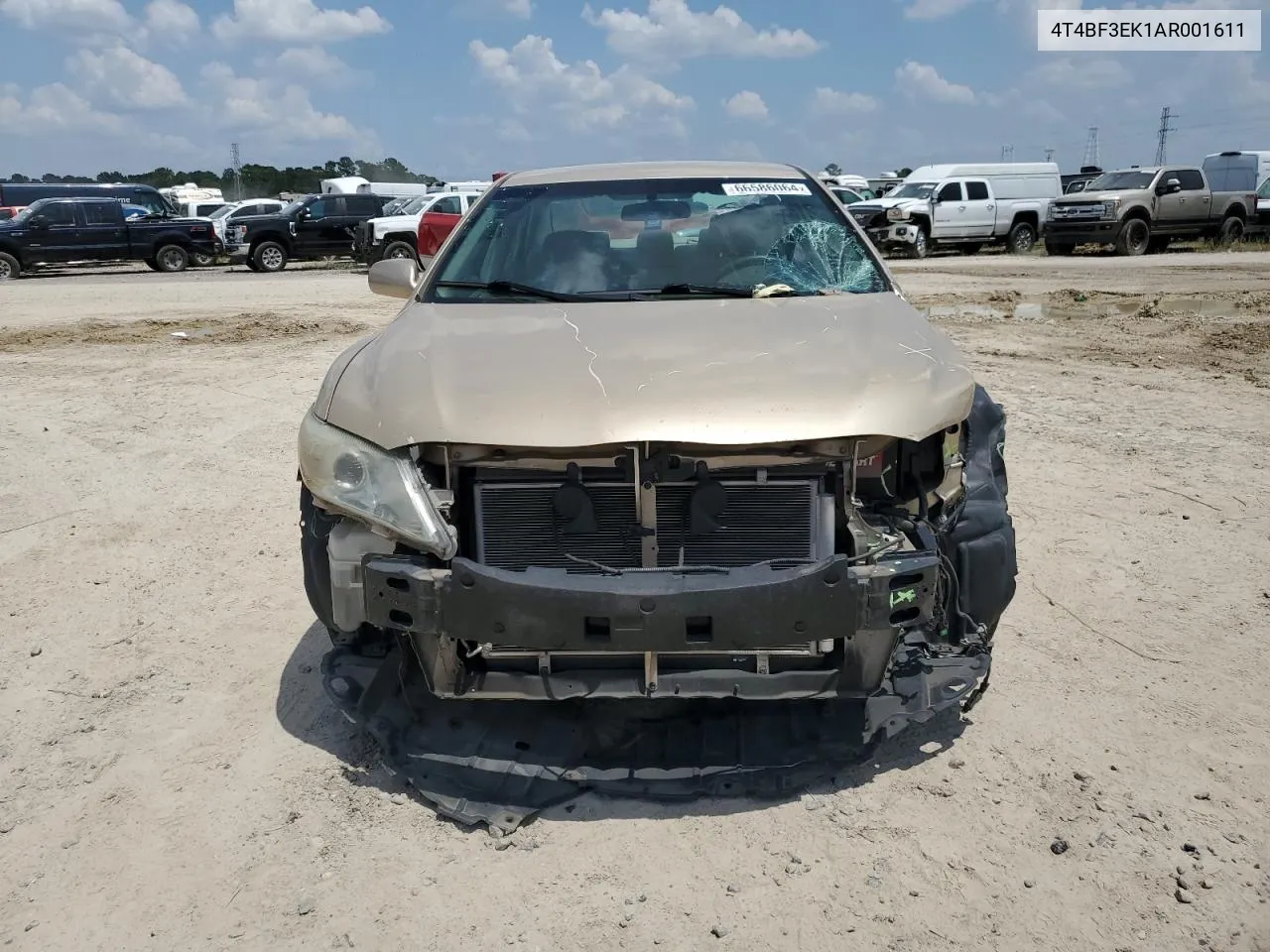 2010 Toyota Camry Base VIN: 4T4BF3EK1AR001611 Lot: 66586064