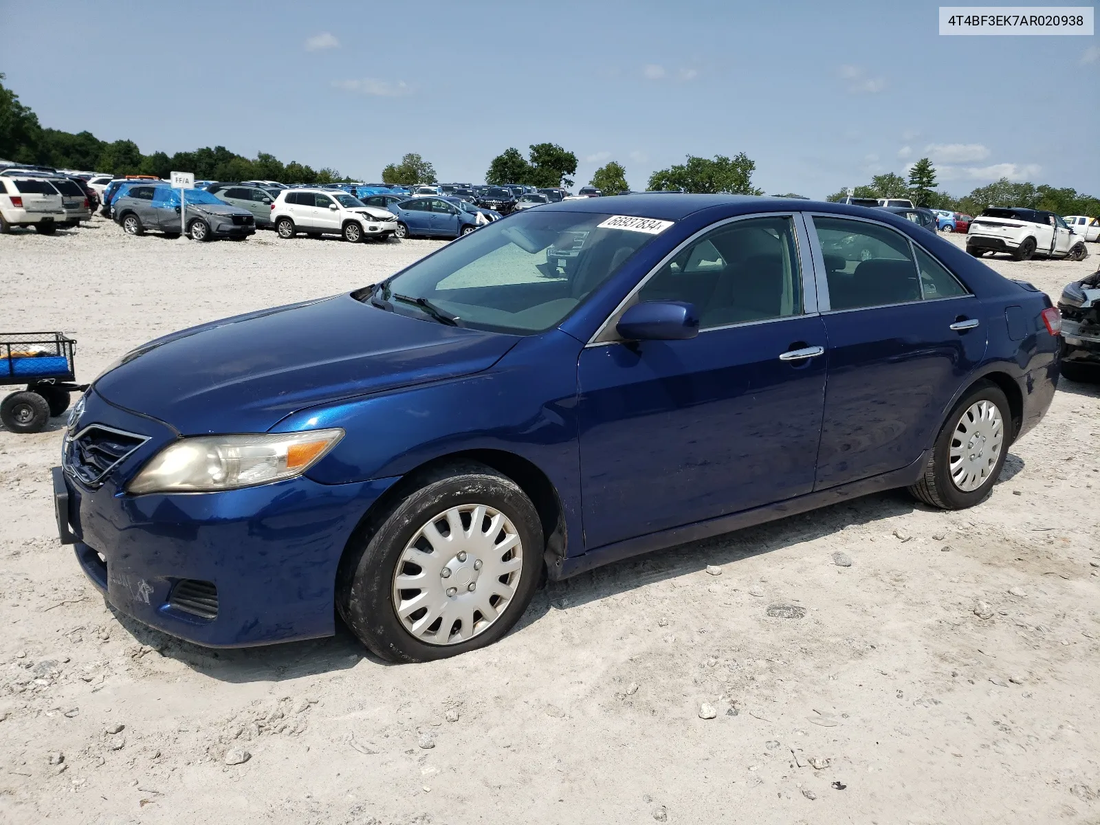 2010 Toyota Camry Base VIN: 4T4BF3EK7AR020938 Lot: 66937834