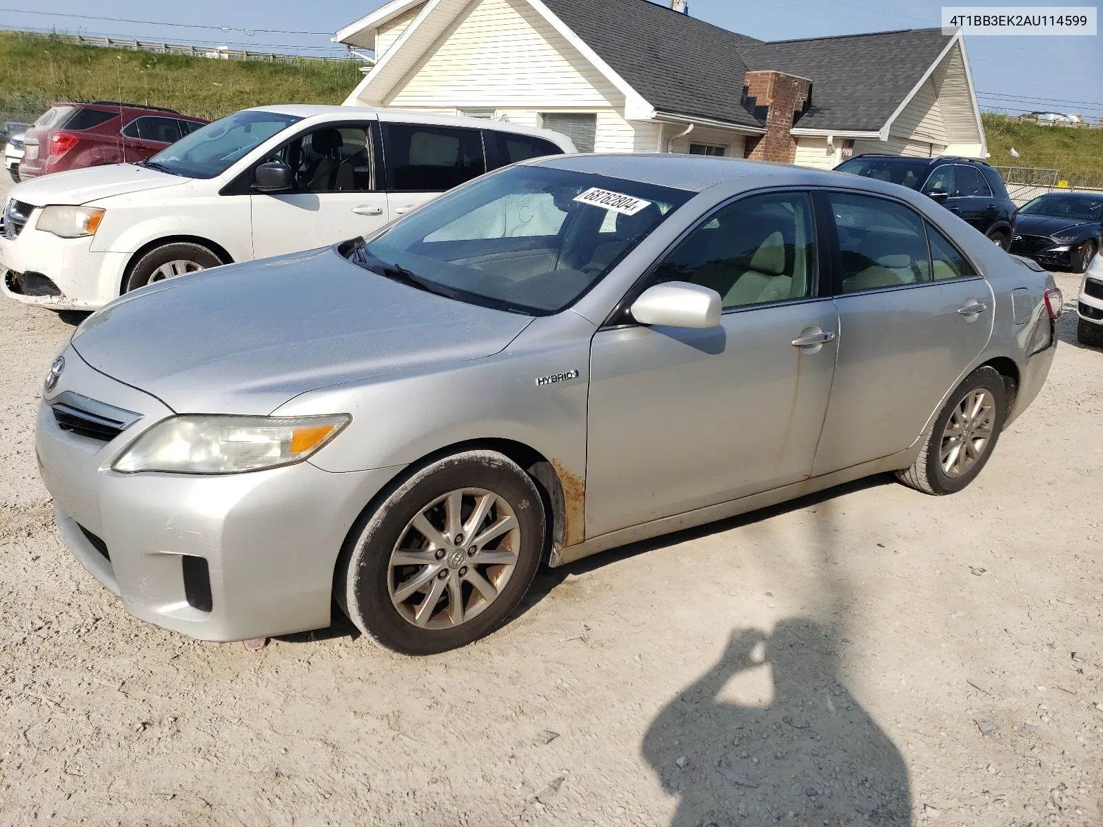 2010 Toyota Camry Hybrid VIN: 4T1BB3EK2AU114599 Lot: 68762804