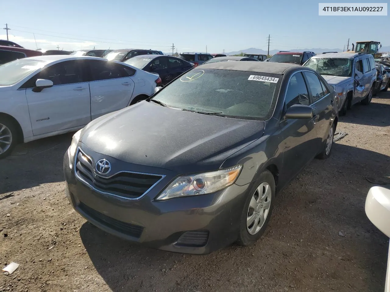 2010 Toyota Camry Base VIN: 4T1BF3EK1AU092227 Lot: 69045434