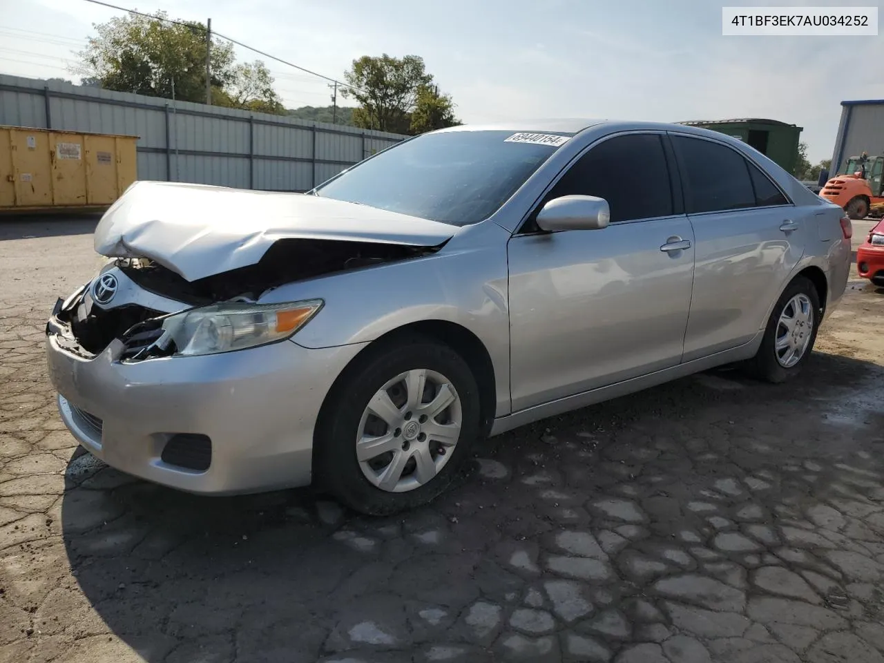 2010 Toyota Camry Base VIN: 4T1BF3EK7AU034252 Lot: 69440154