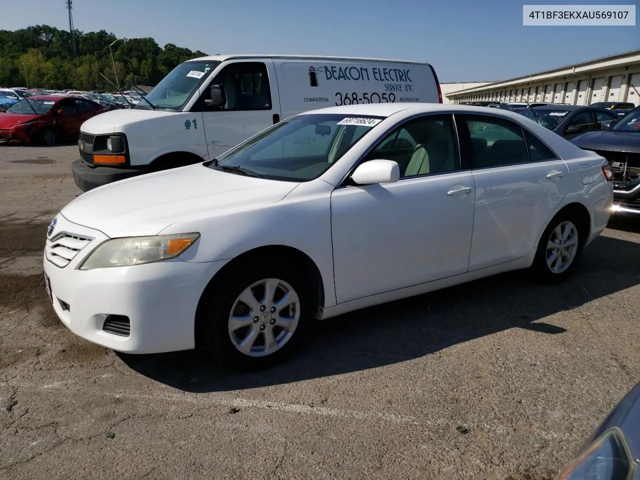 2010 Toyota Camry Base VIN: 4T1BF3EKXAU569107 Lot: 69716624