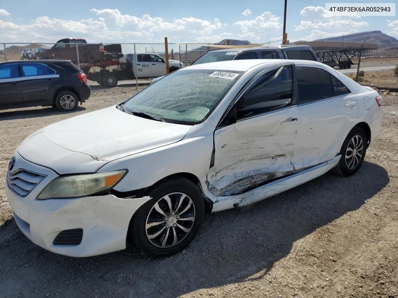 2010 Toyota Camry Base VIN: 4T4BF3EK6AR052943 Lot: 69848764