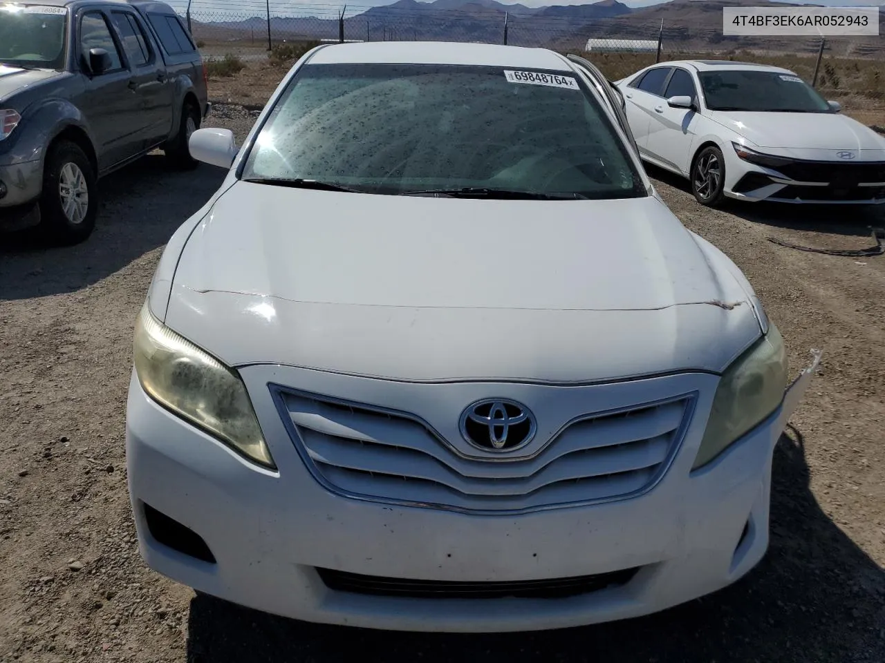 2010 Toyota Camry Base VIN: 4T4BF3EK6AR052943 Lot: 69848764