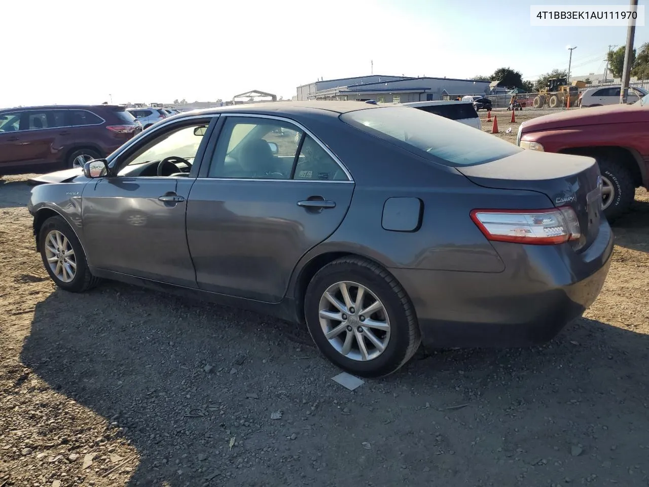 2010 Toyota Camry Hybrid VIN: 4T1BB3EK1AU111970 Lot: 70650364