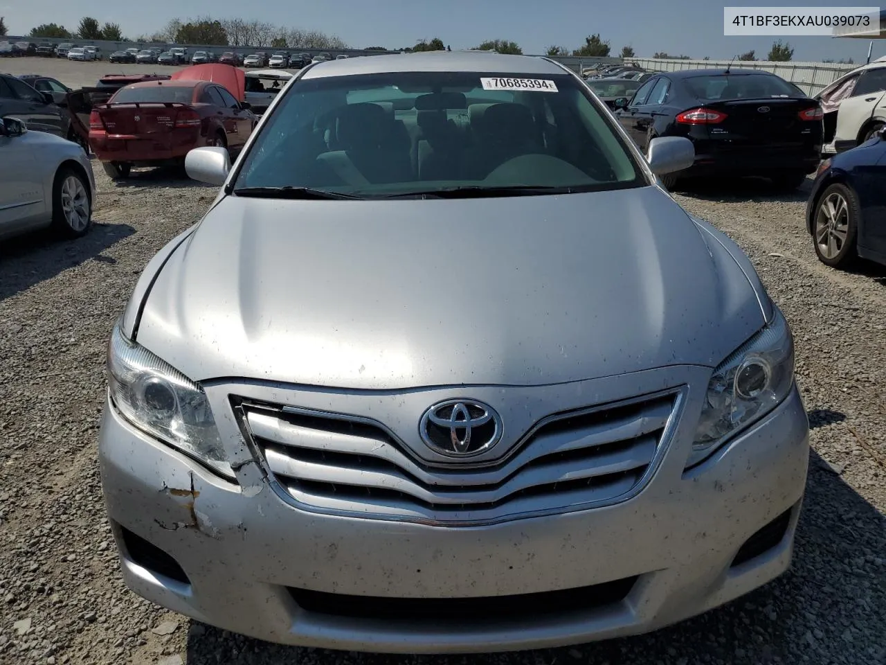 2010 Toyota Camry Base VIN: 4T1BF3EKXAU039073 Lot: 70685394