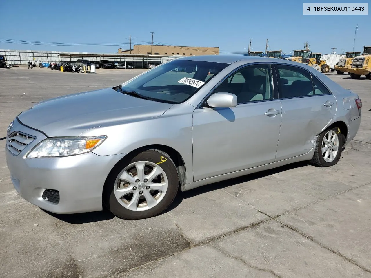 2010 Toyota Camry Base VIN: 4T1BF3EK0AU110443 Lot: 70795874