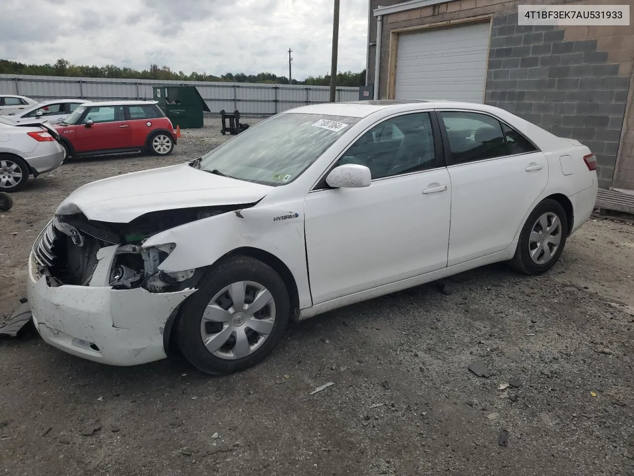 2010 Toyota Camry Base VIN: 4T1BF3EK7AU531933 Lot: 71087064