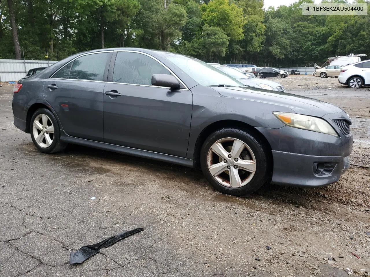 2010 Toyota Camry Base VIN: 4T1BF3EK2AU504400 Lot: 71281714