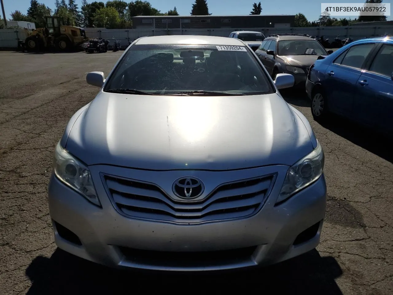 2010 Toyota Camry Base VIN: 4T1BF3EK9AU057922 Lot: 71359204