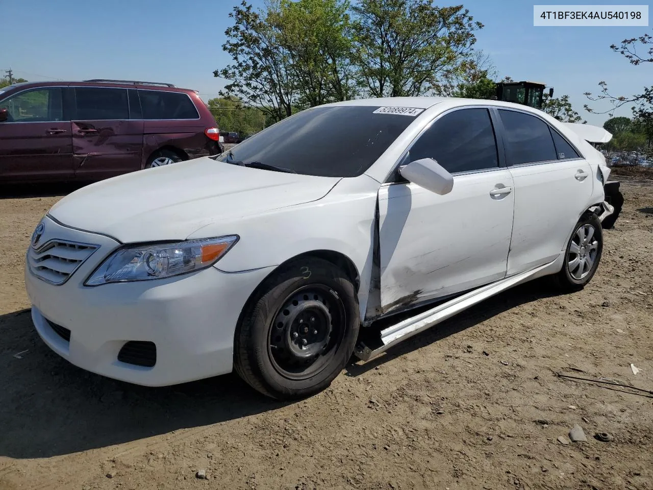 2010 Toyota Camry Base VIN: 4T1BF3EK4AU540198 Lot: 71387724